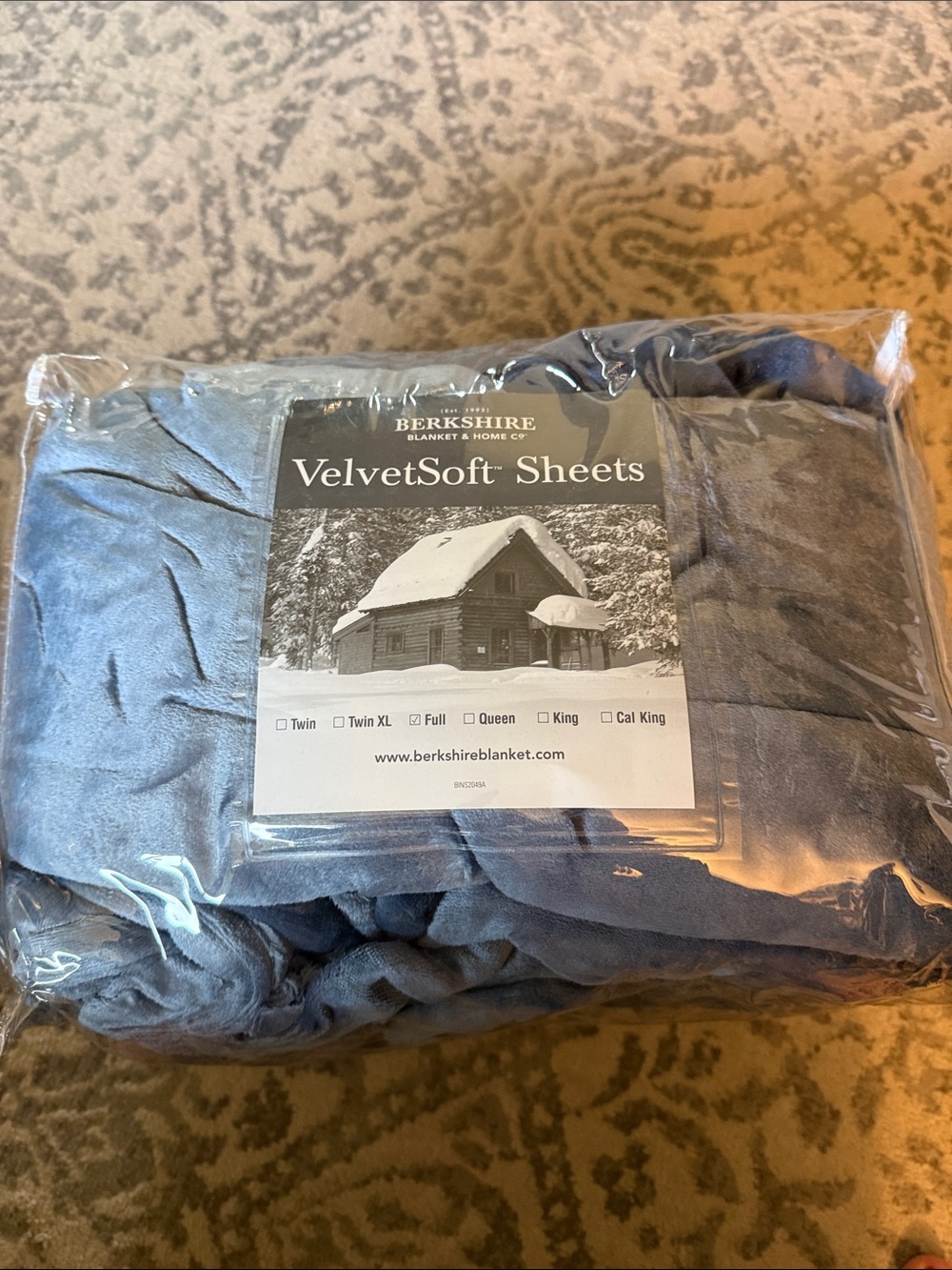 Berkshire VelvetSoft Sheets - Slate Blue